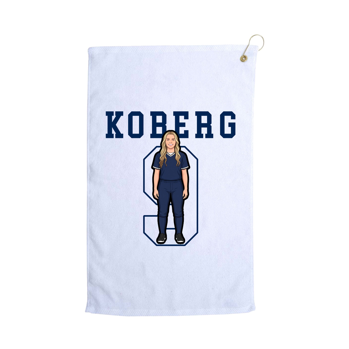 Golf Towel — Shirsey in White