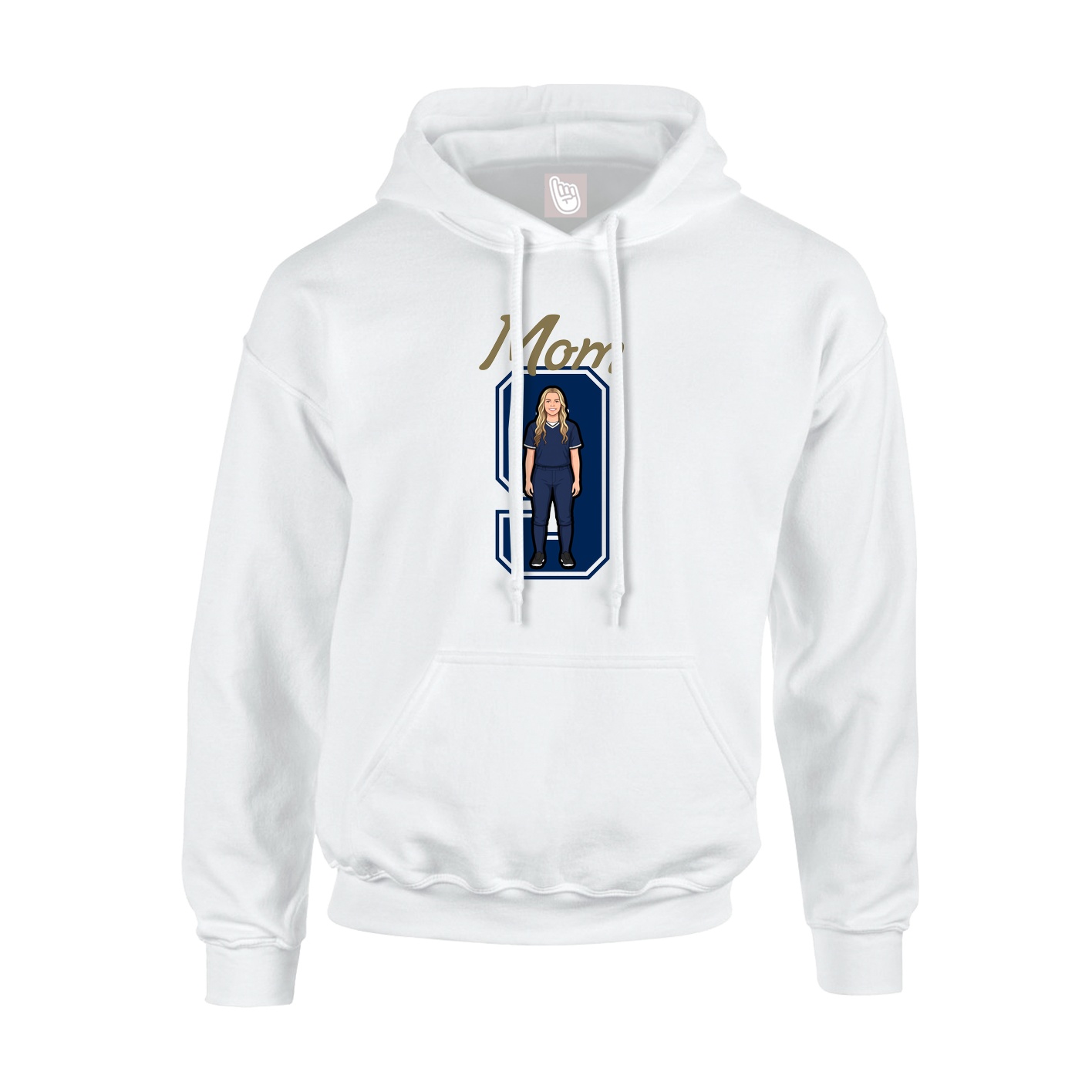 Youth Hoodie — Mothers Day Shirsey in White