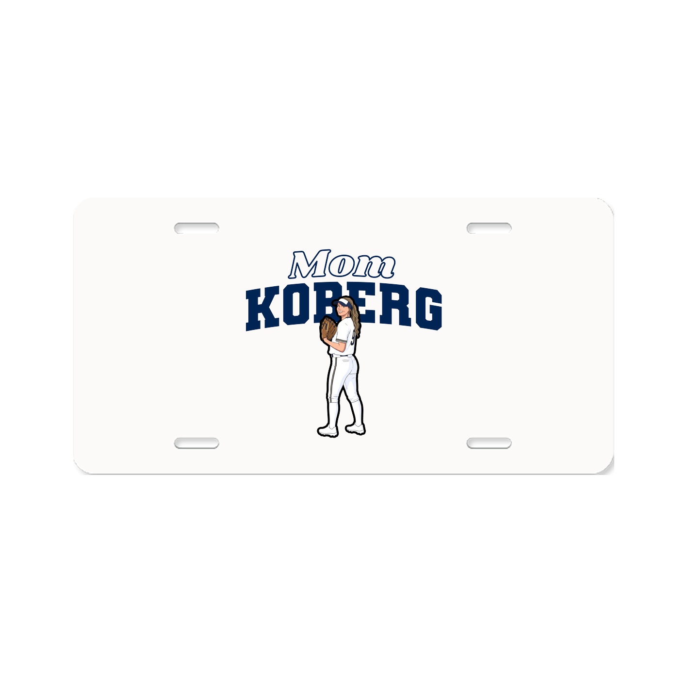 License Plate — Mothers Day Block in Classic