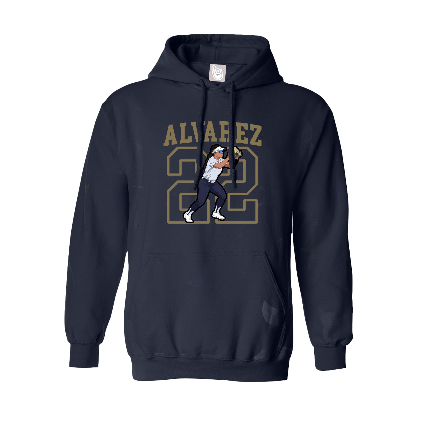 Youth Hoodie — Shirsey in Navy
