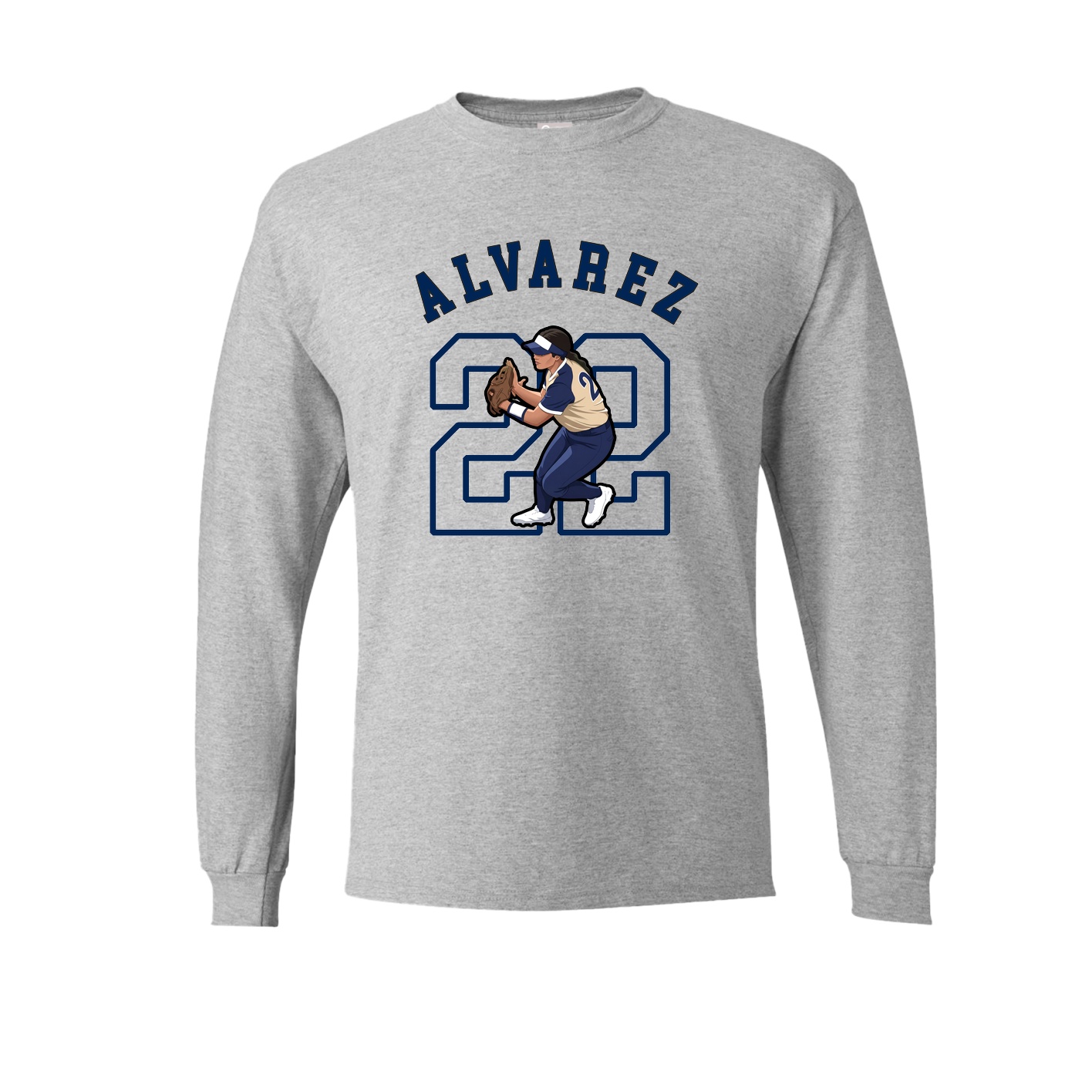 Long Sleeve Tee — Shirsey Arch in Grey