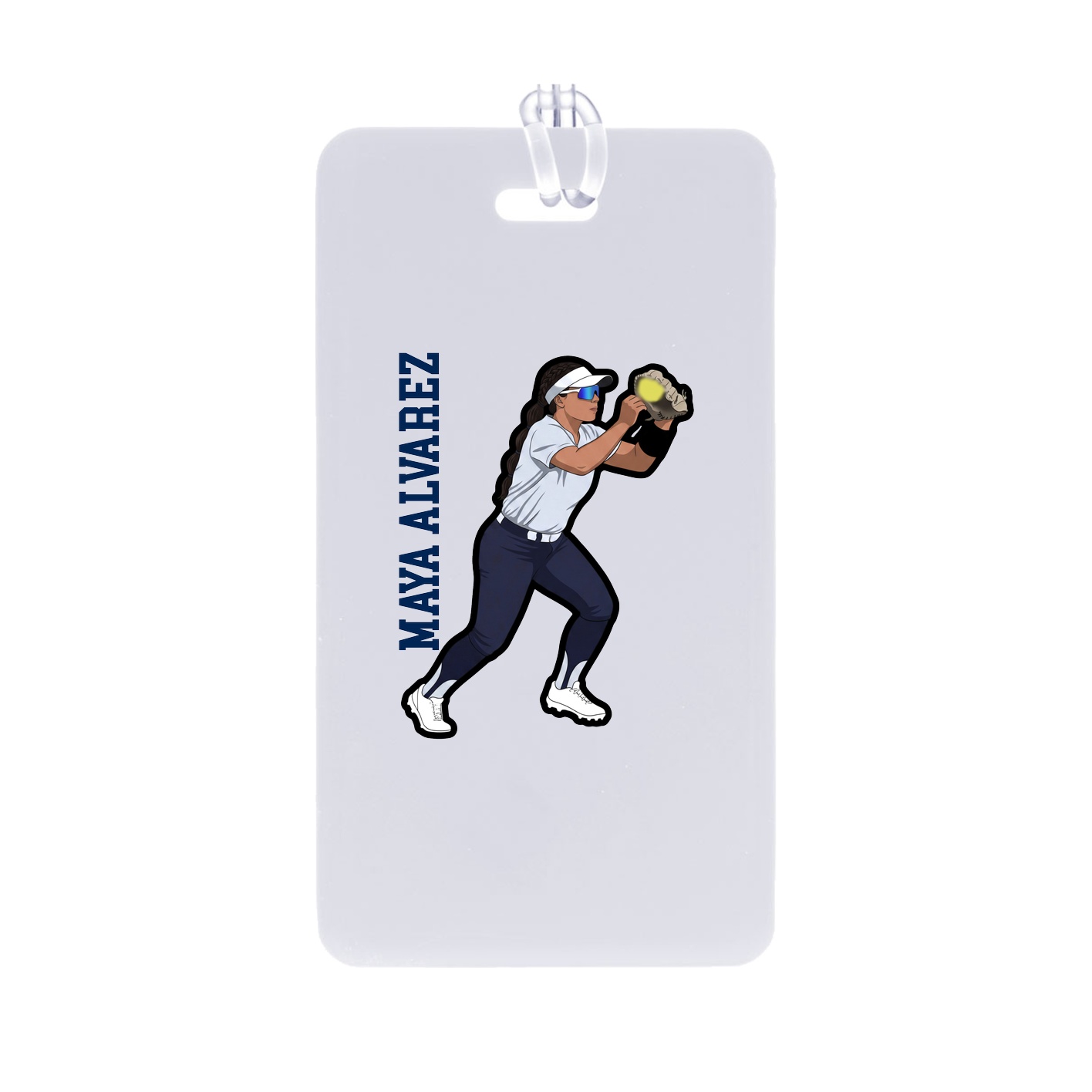 Bag Tag — Name Vertical in Classic