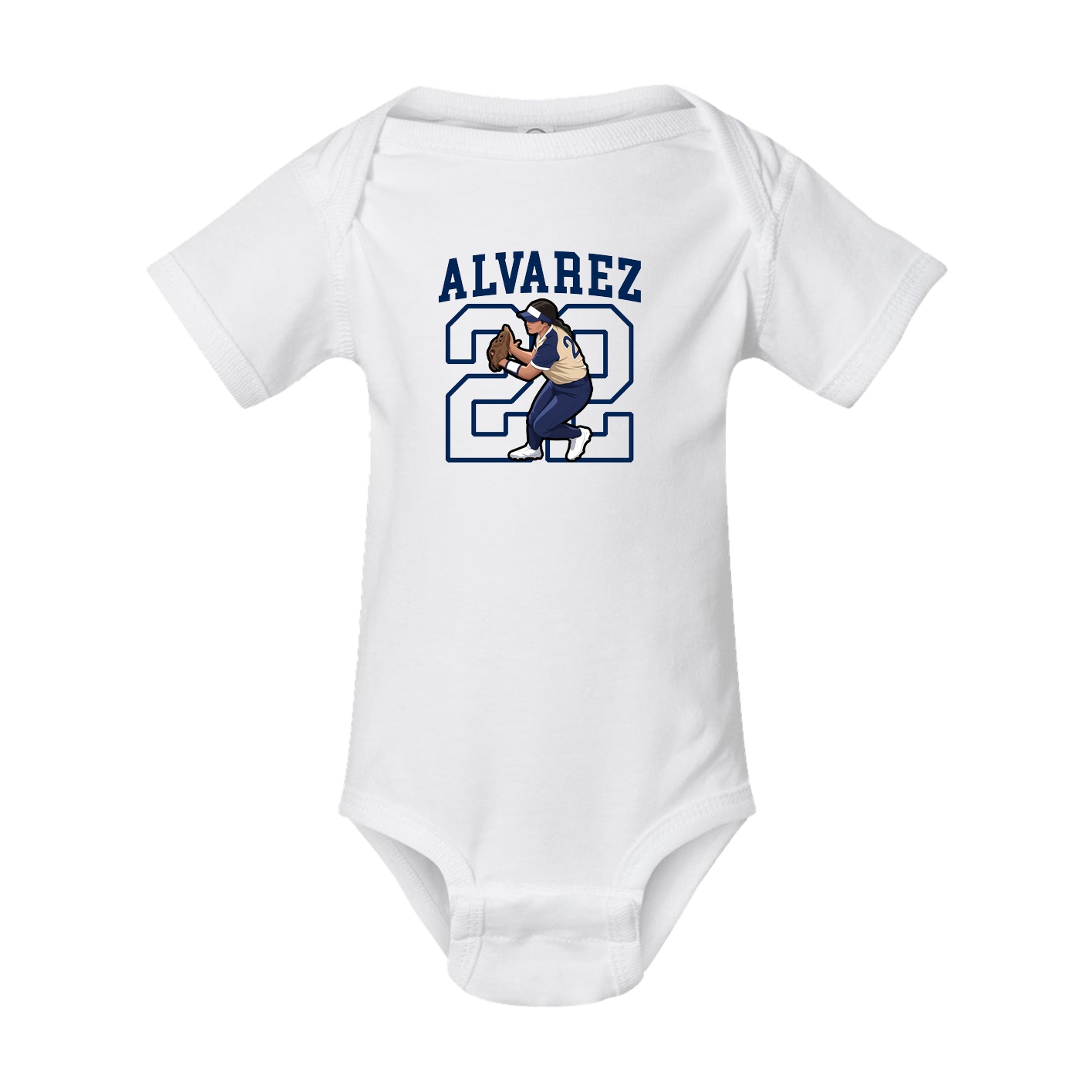 Baby Onesie — Shirsey in White