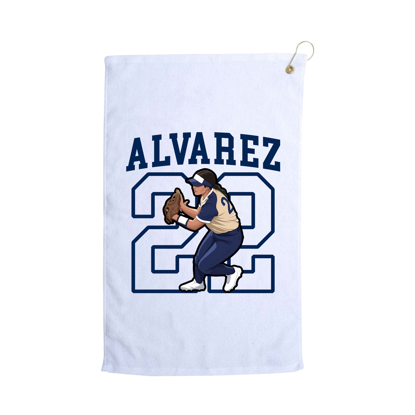 Golf Towel — Shirsey in White