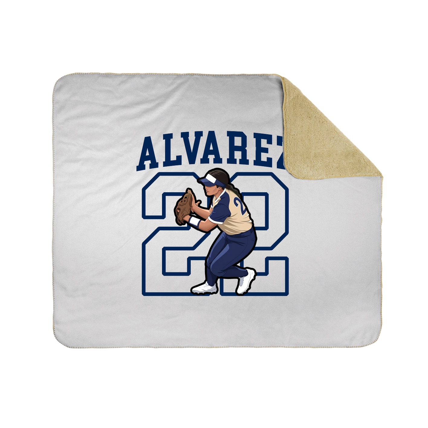 50x60 Sherpa Lined Throw Blanket