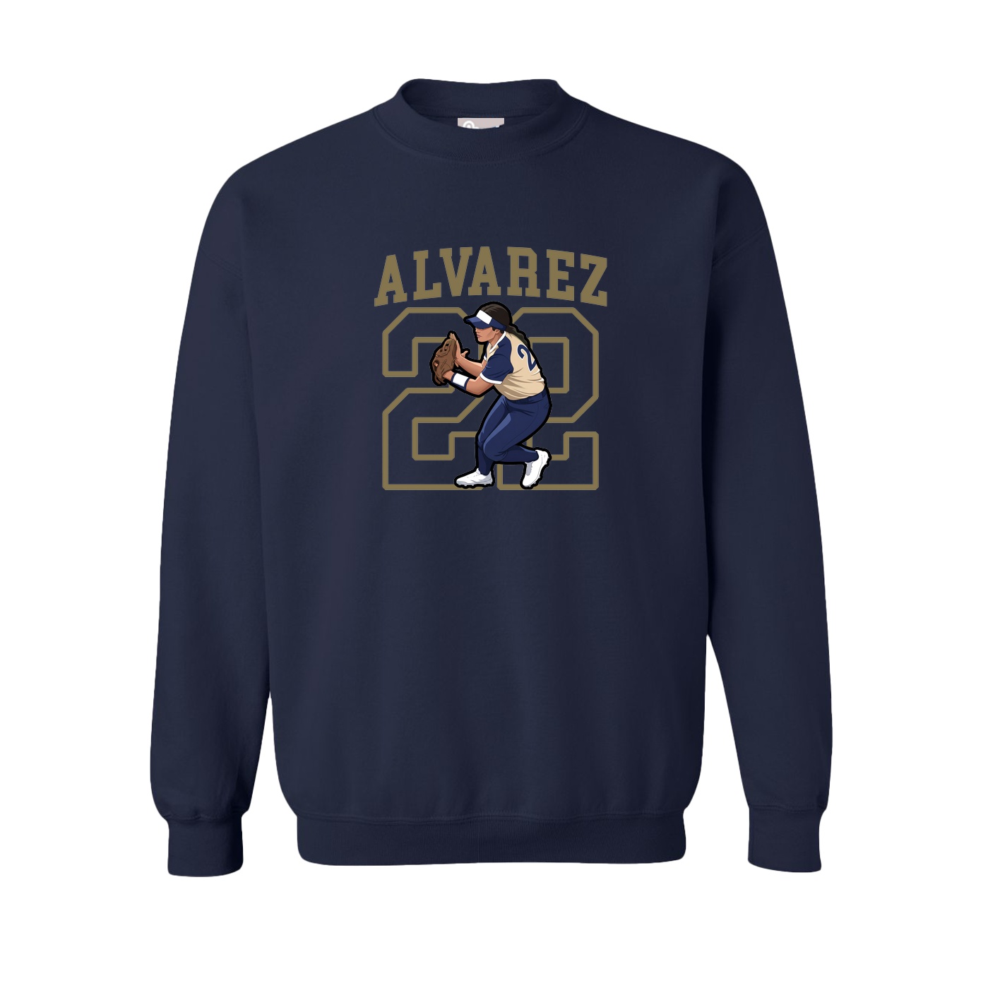 Fleece Crew — Shirsey in Navy