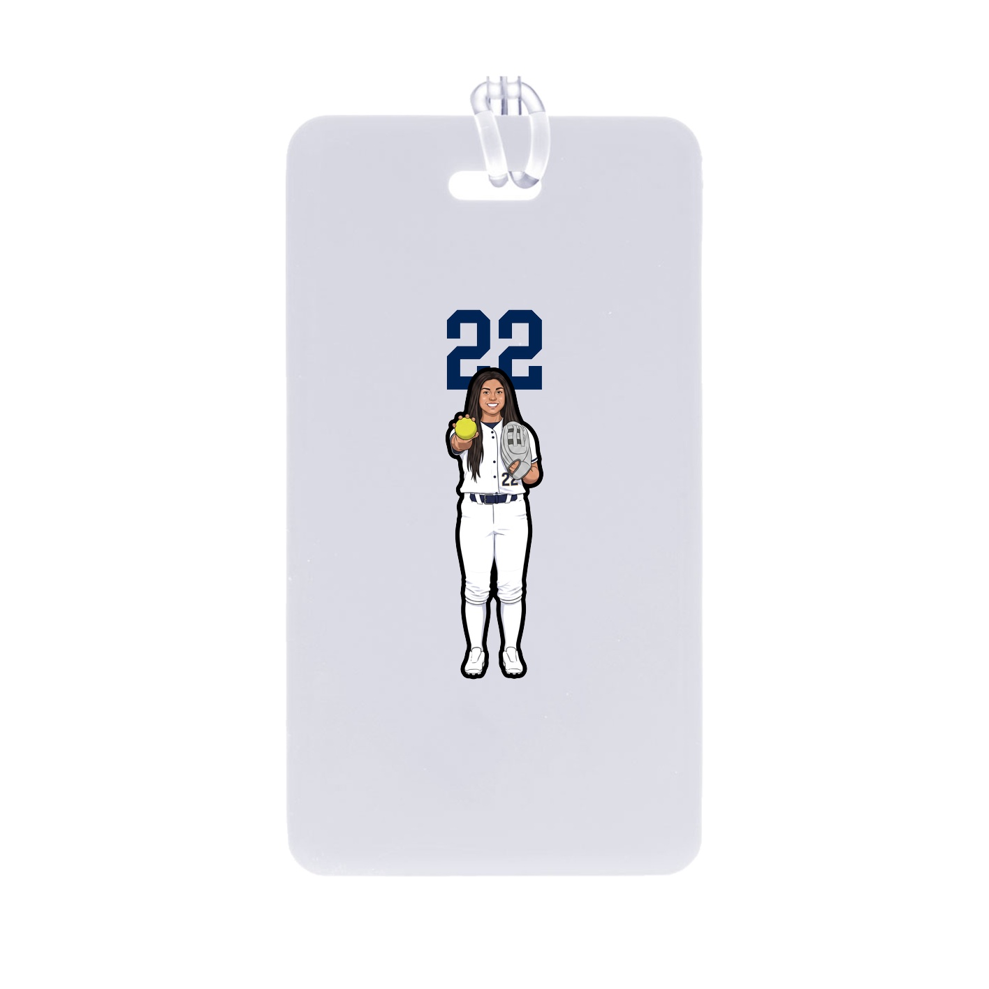 Bag Tag — Number Top in Classic