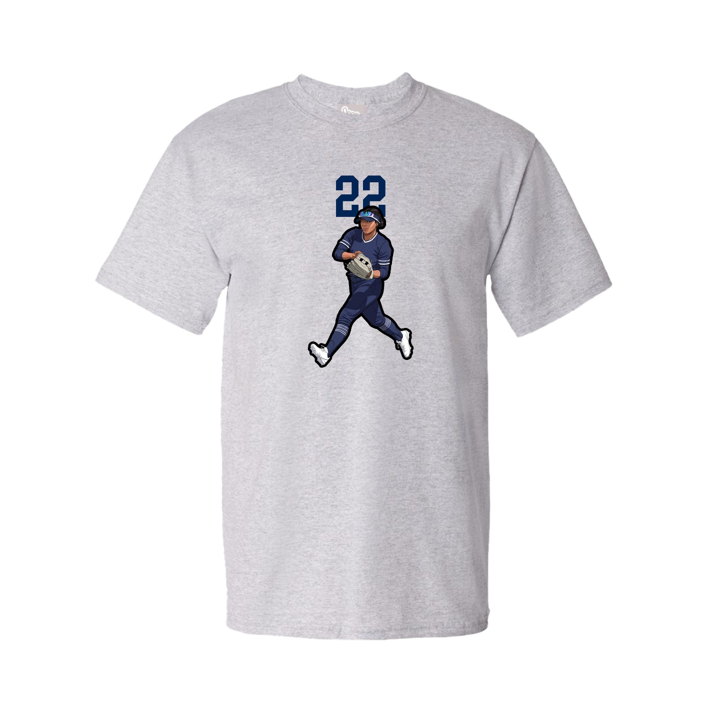 Tee — Number Top in Grey