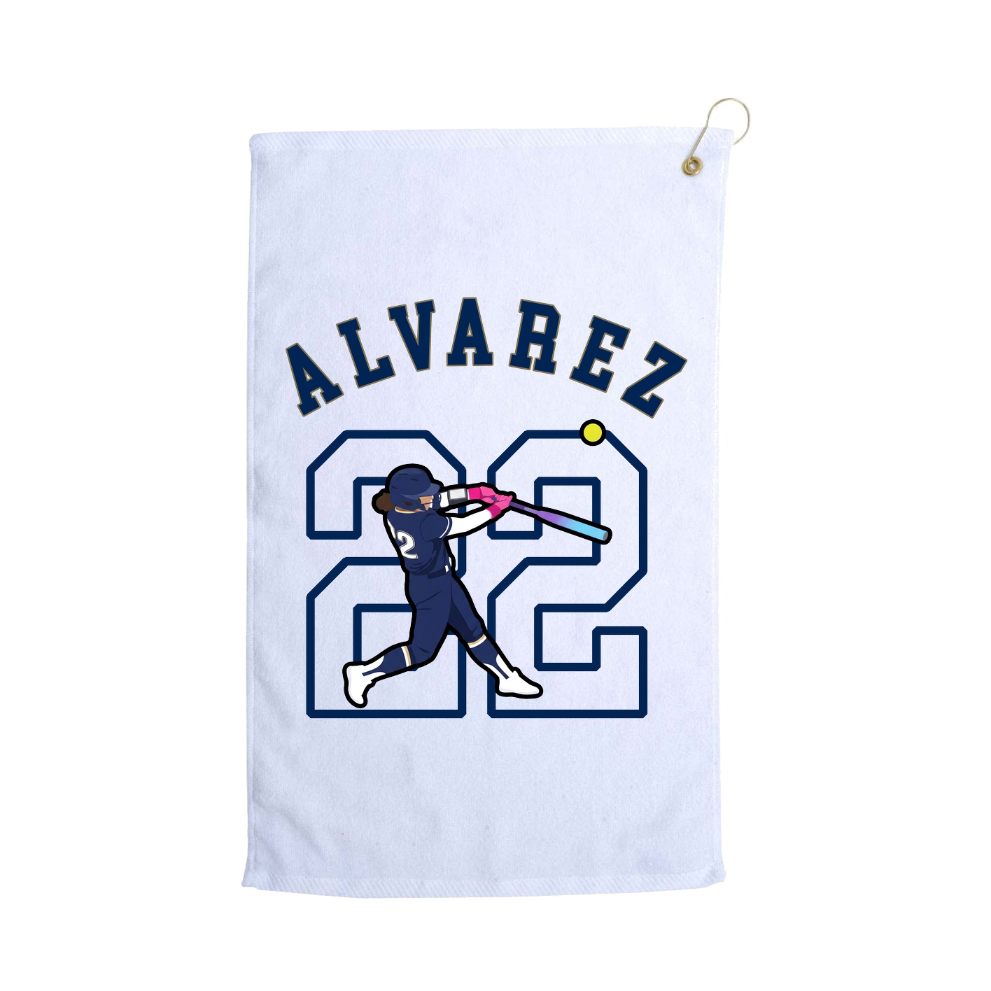 Golf Towel — Shirsey Arch in White