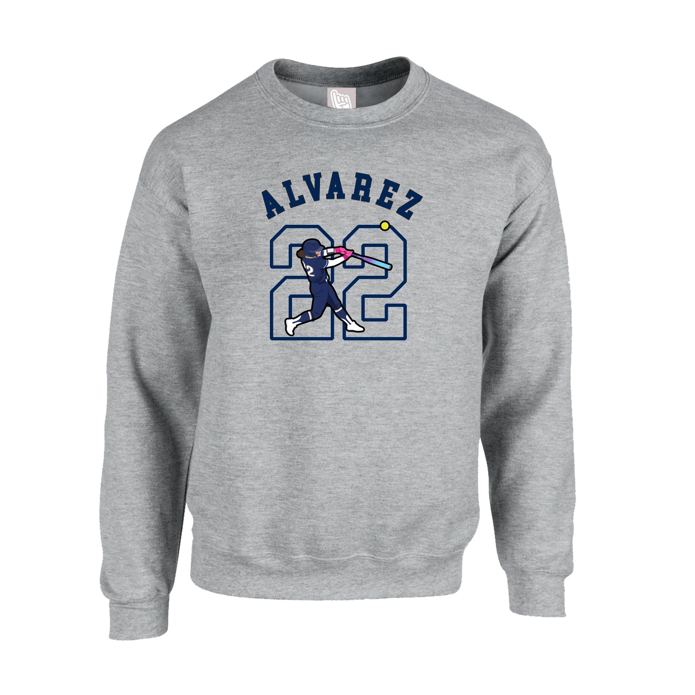 Fleece Crew — Shirsey Arch in Grey