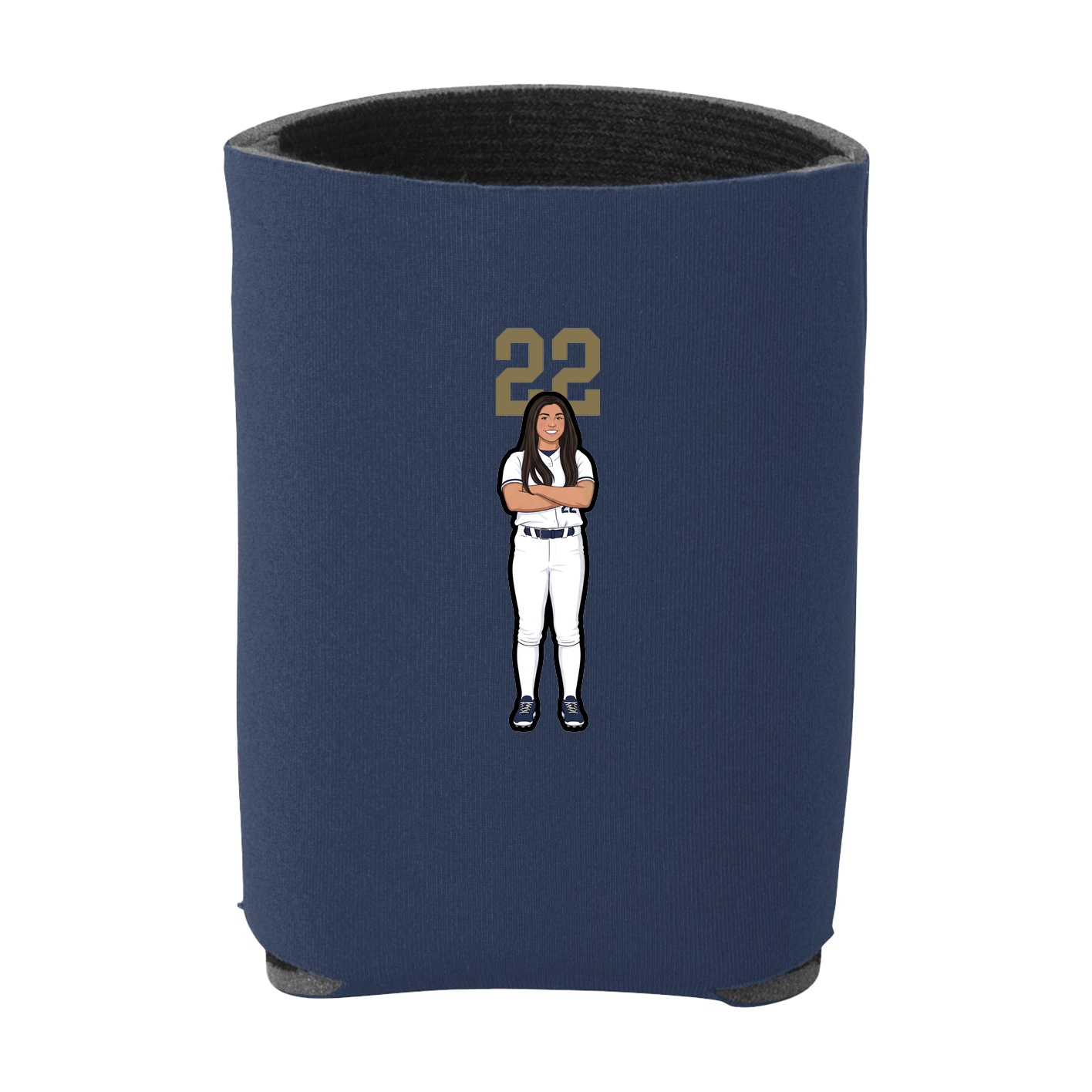 Can Holder — Number Top in Navy