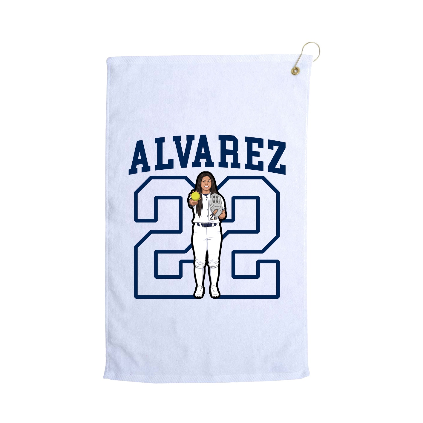 Golf Towel — Shirsey in White