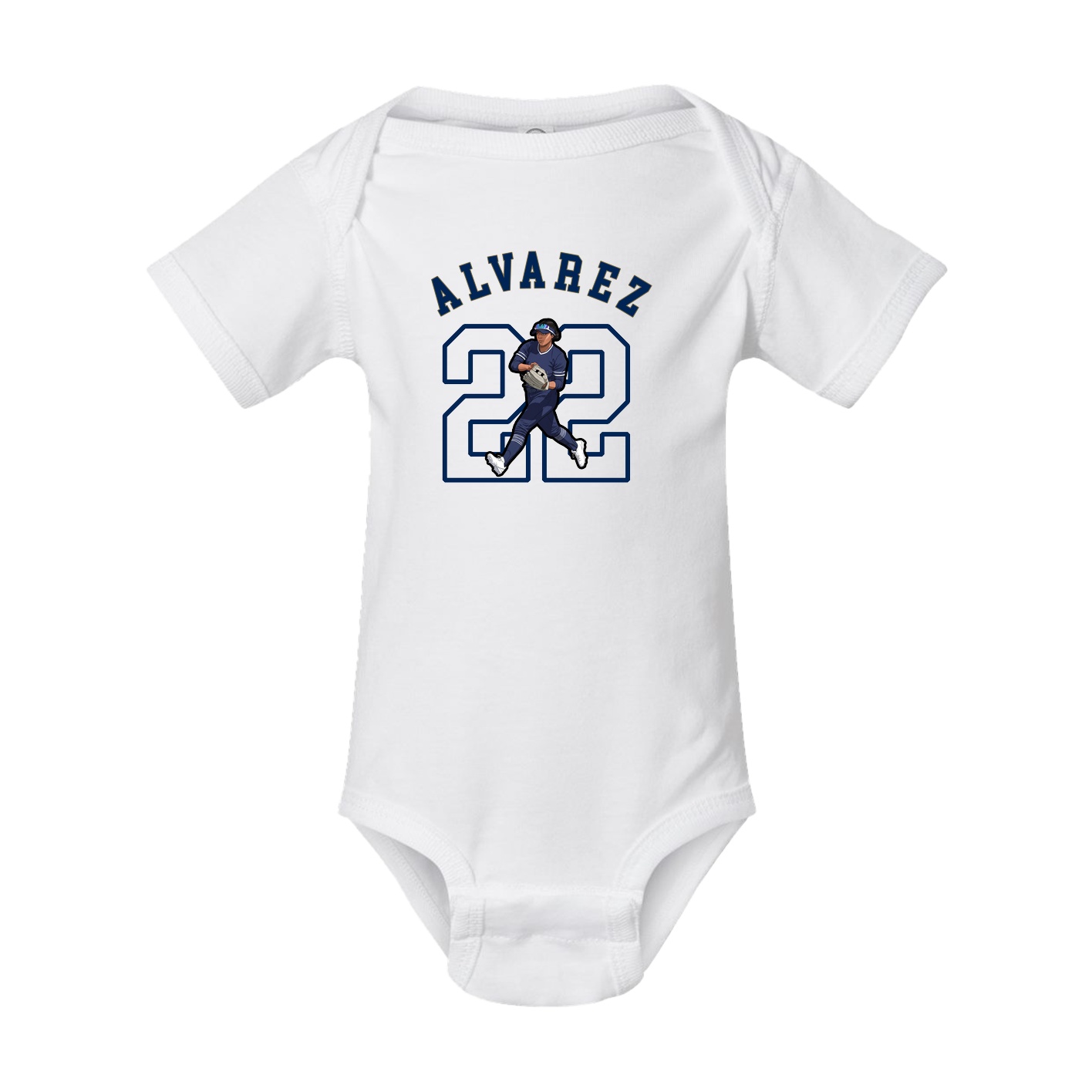 Baby Onesie — Shirsey Arch in White