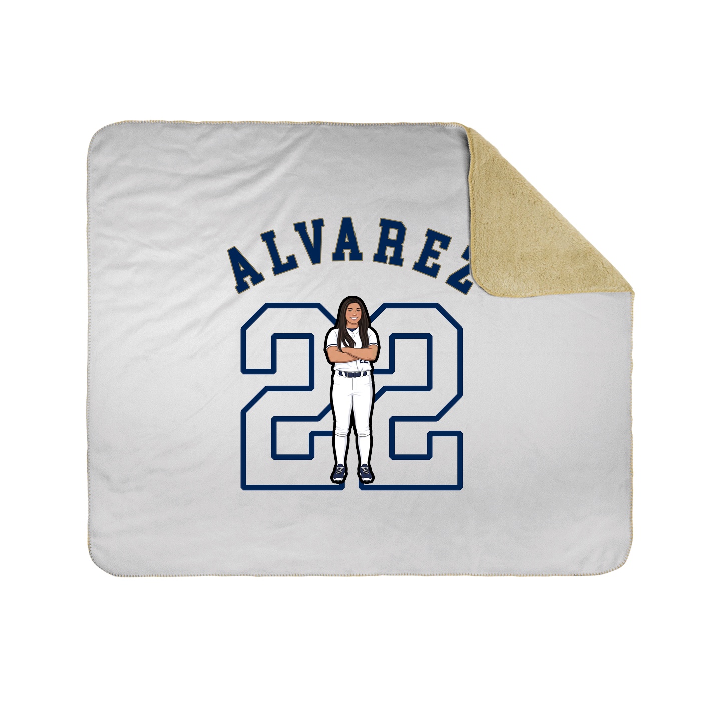 Throw Blanket — Shirsey Arch in White