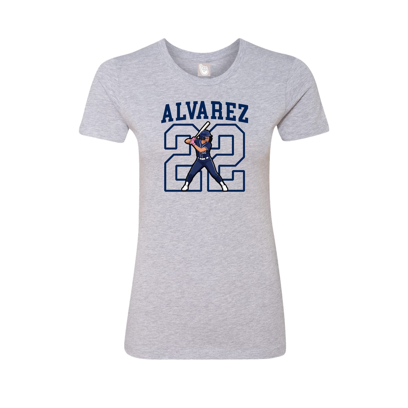Fitted Women's Tee — Shirsey in Grey