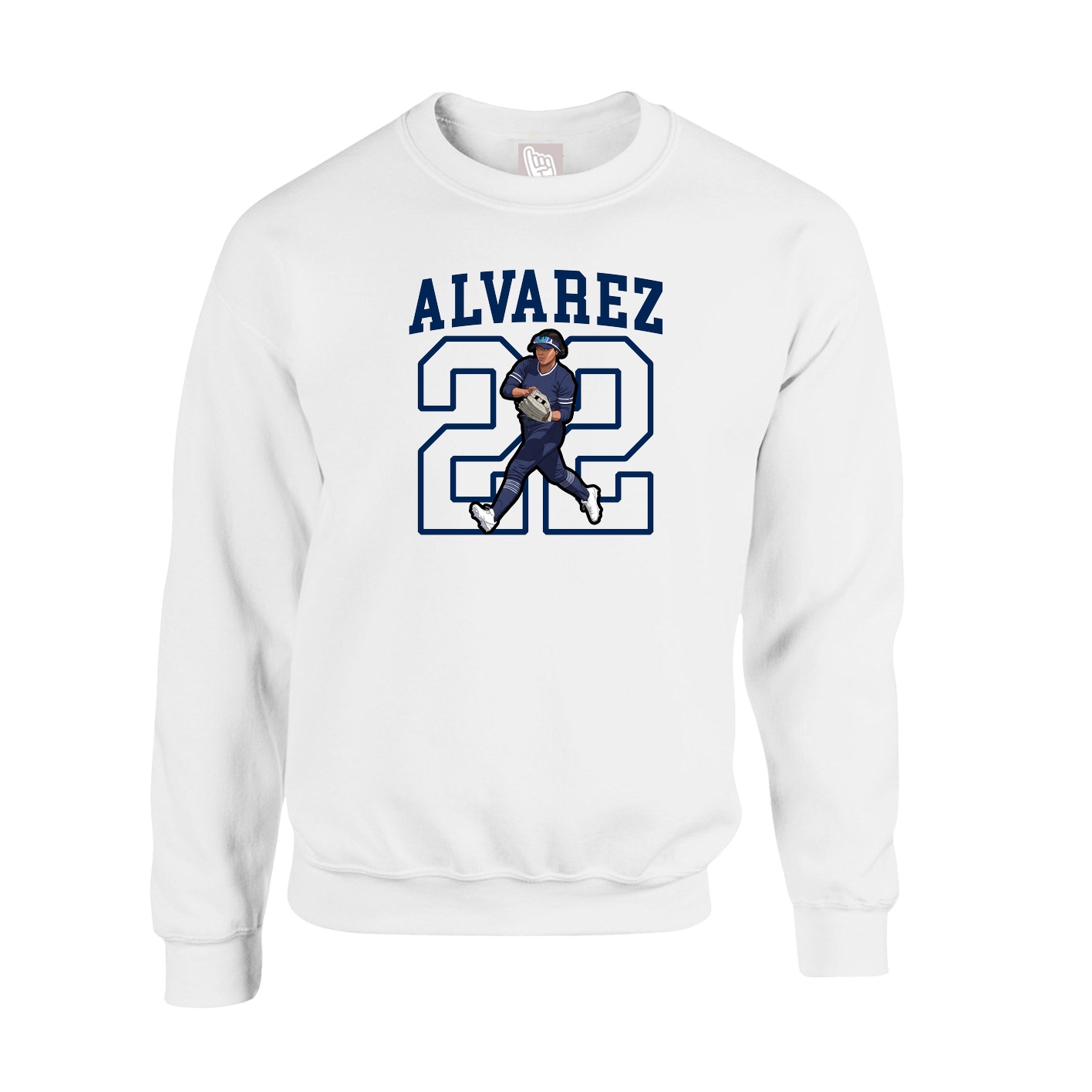 Fleece Crew — Shirsey in White