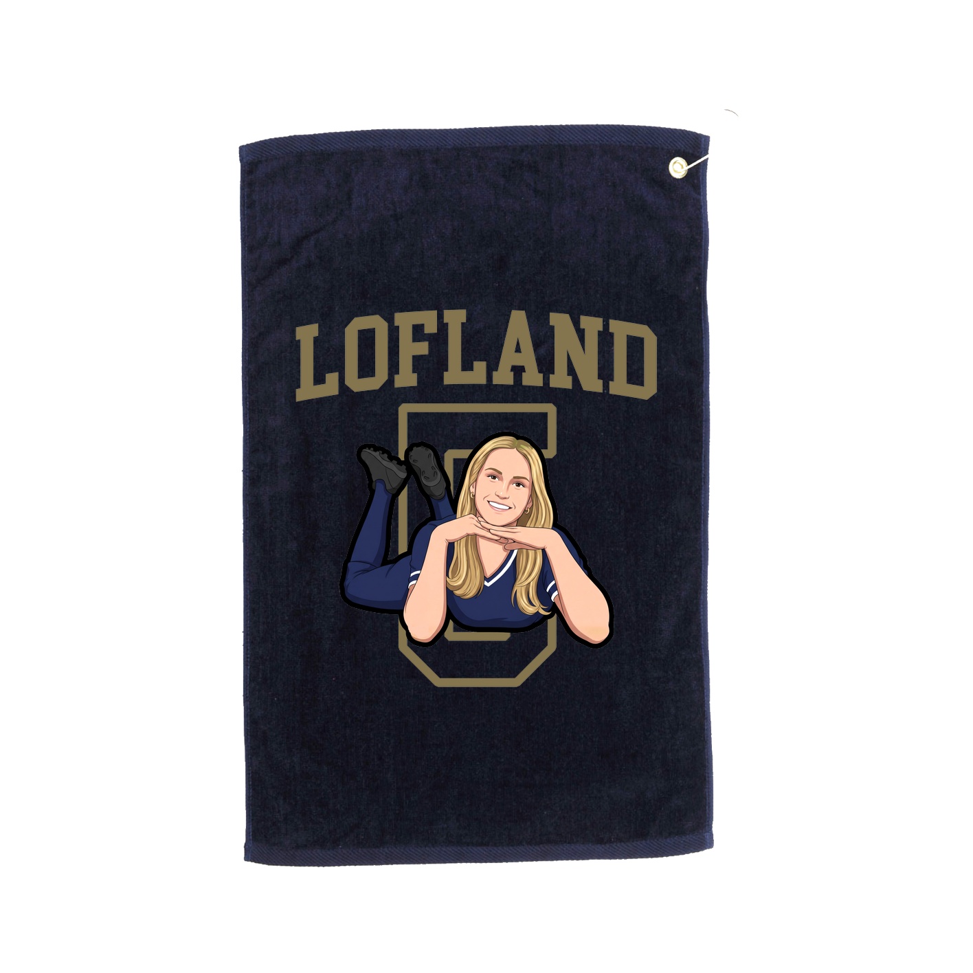 Golf Towel — Shirsey in Navy