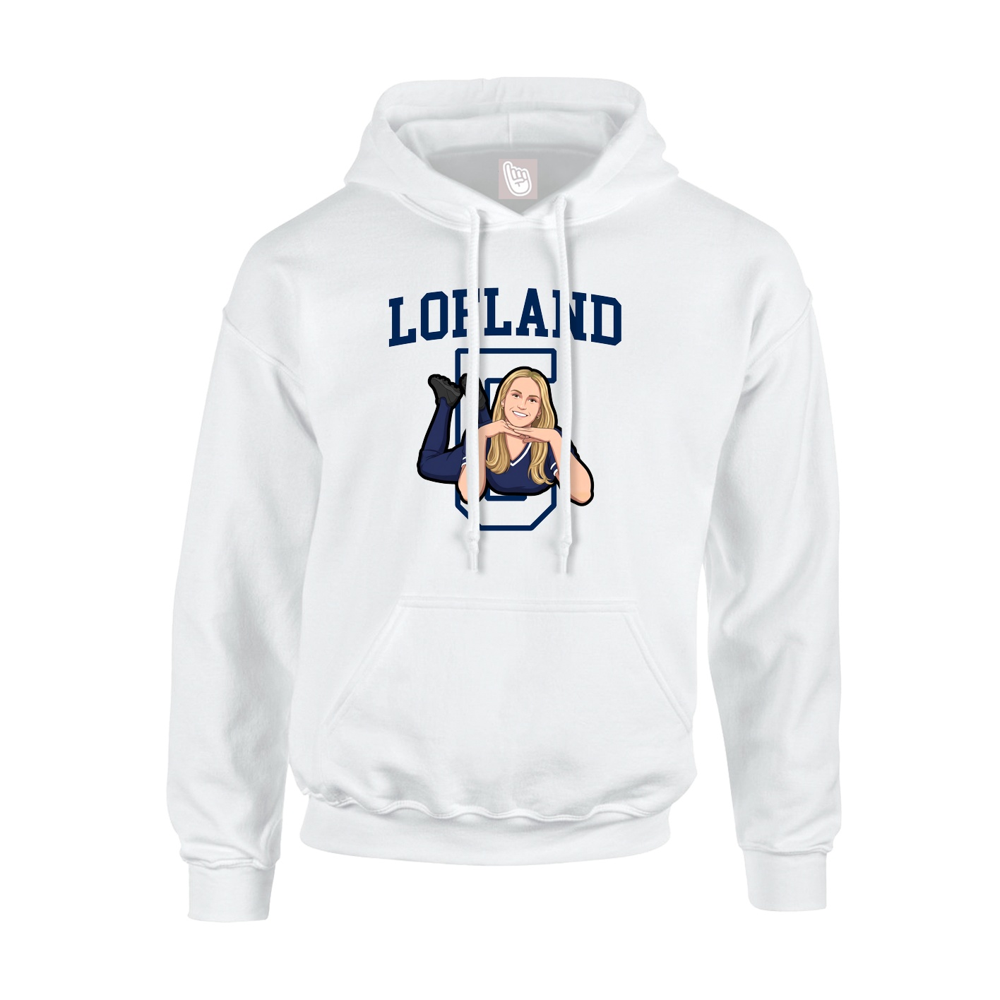 Hoodie — Shirsey in White
