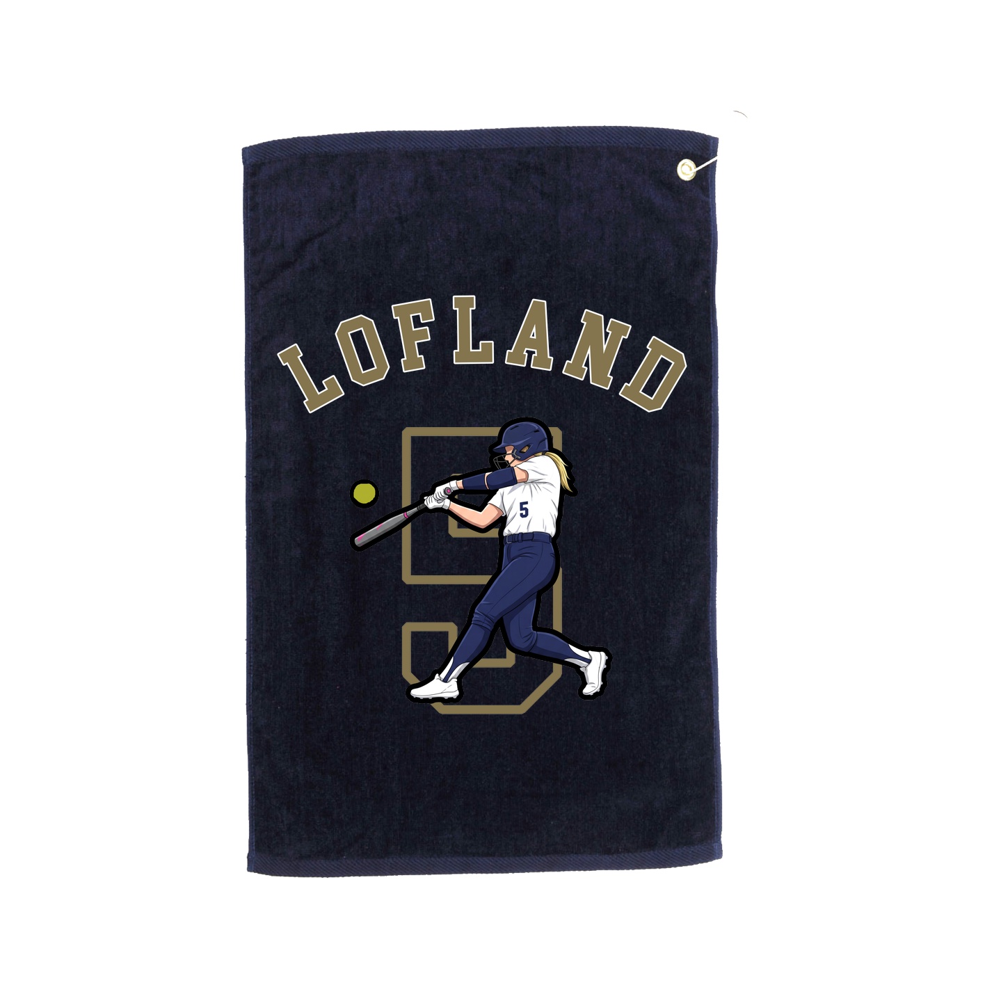 Golf Towel — Shirsey Arch in Navy