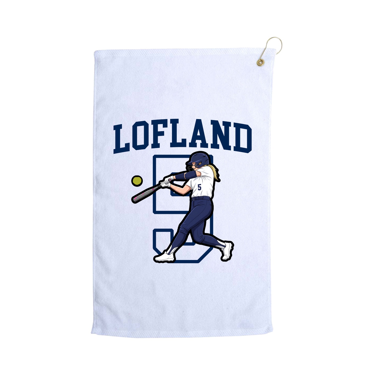 Golf Towel — Shirsey in White