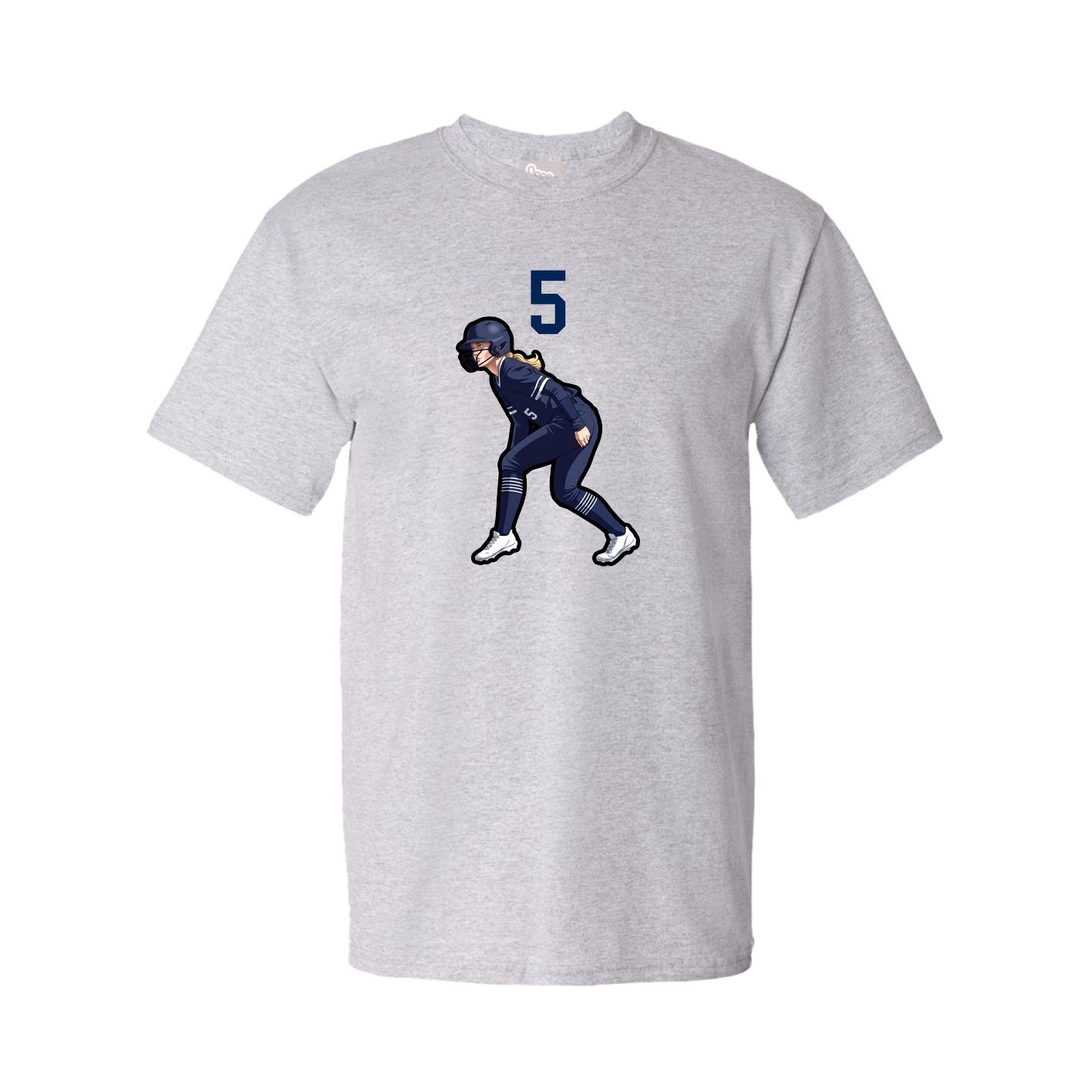 Tee — Number Top in Grey