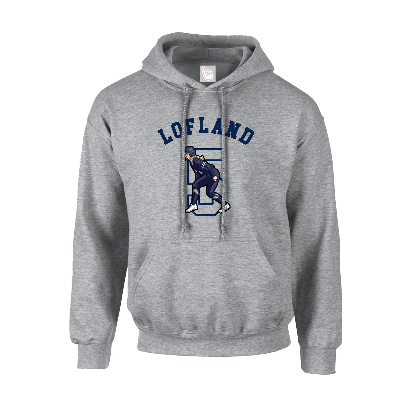 Youth Hoodie — Shirsey Arch in Grey