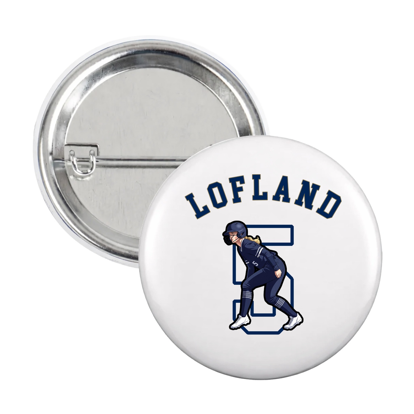 Game Day Button — Shirsey Arch in White