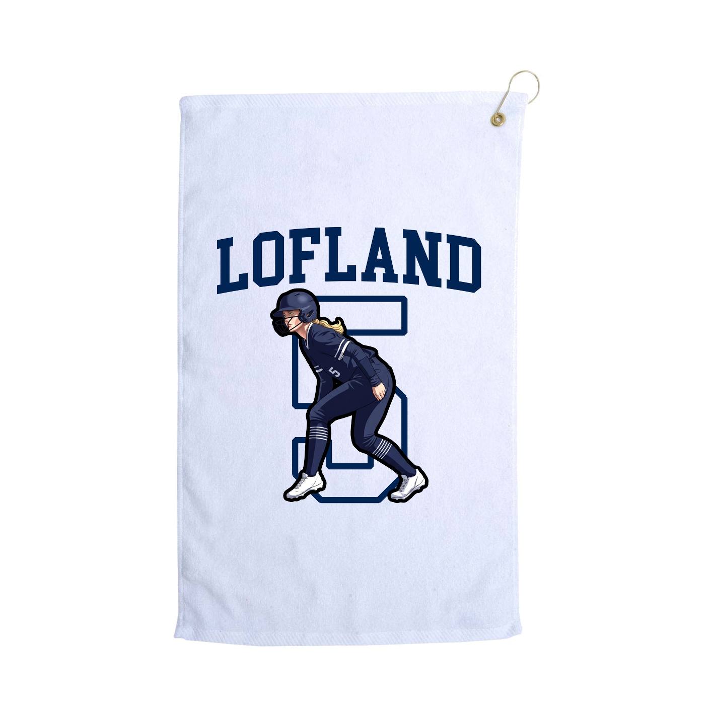 Golf Towel — Shirsey in White