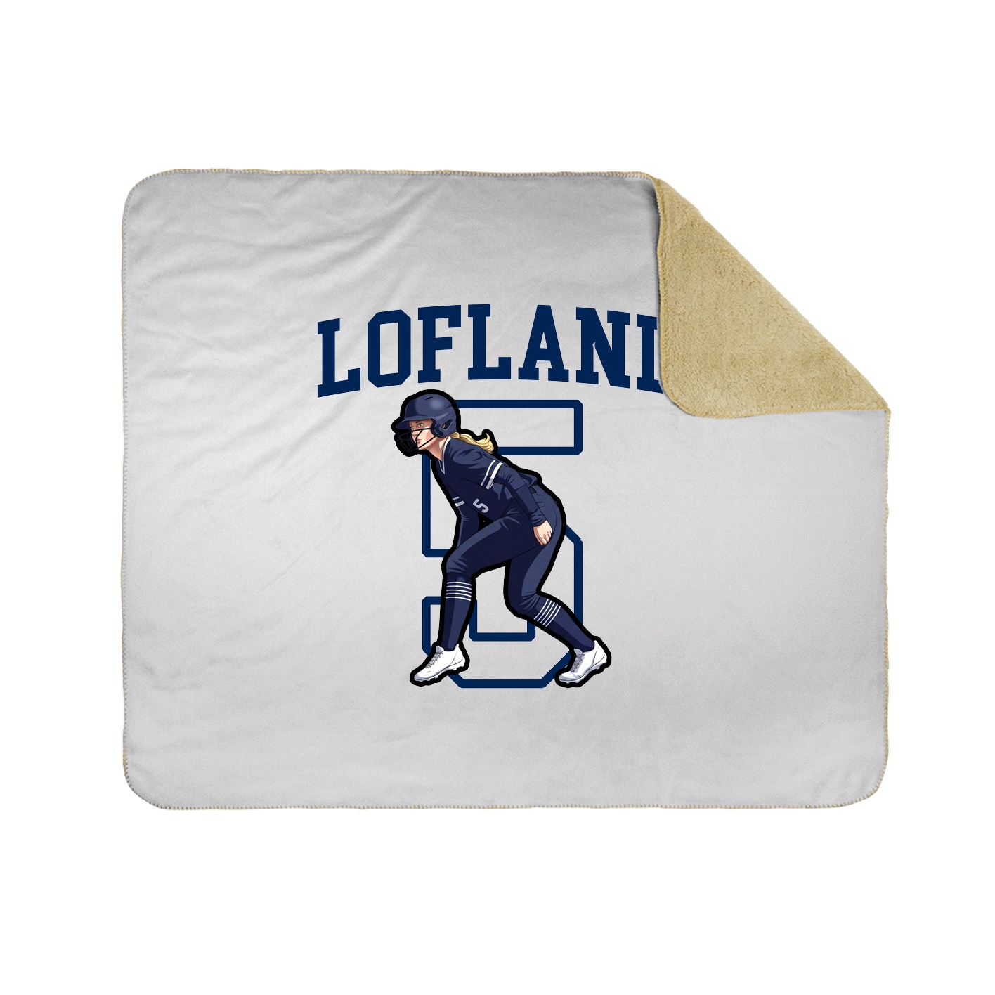 Throw Blanket — Shirsey in White