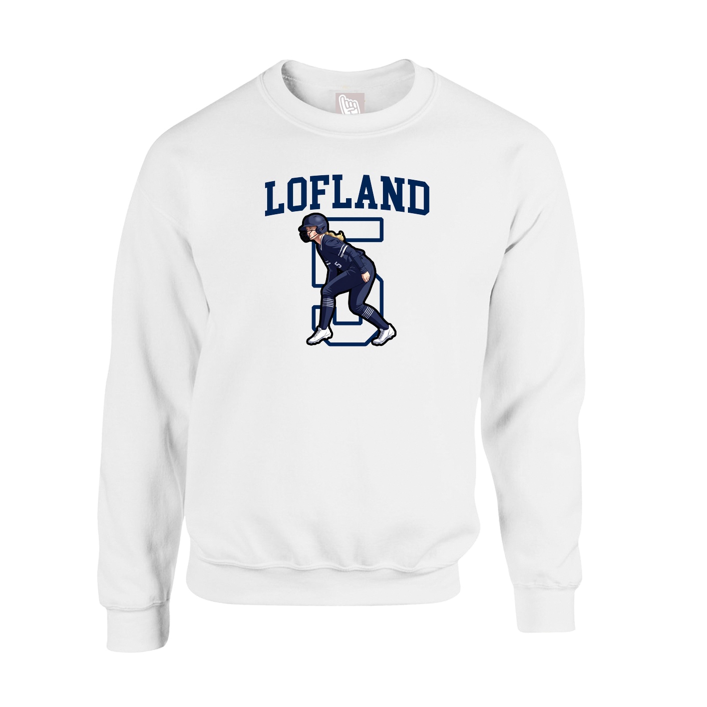 Fleece Crew — Shirsey in White