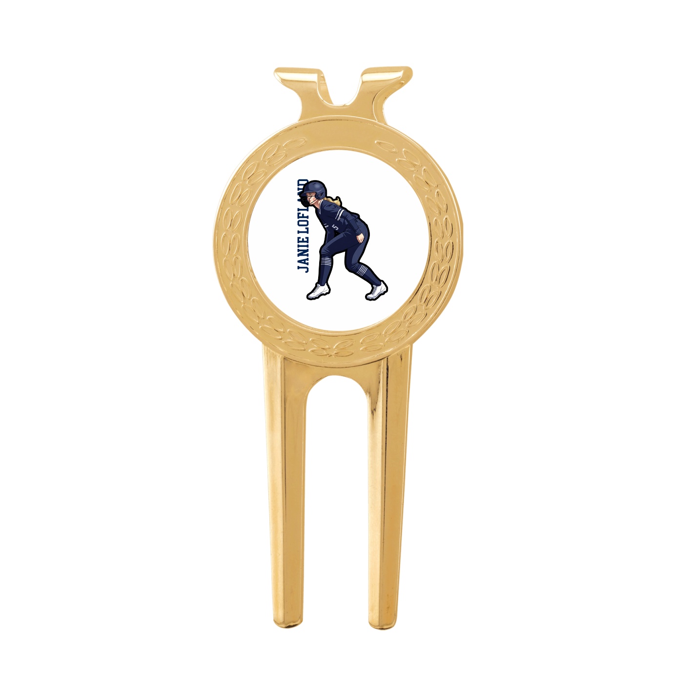 Divot Tool with Ball Marker — Name Vertical in Classic