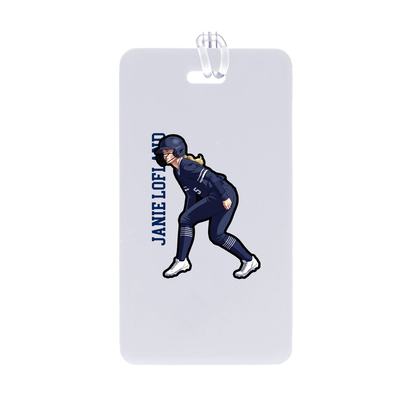 Bag Tag — Name Vertical in Classic