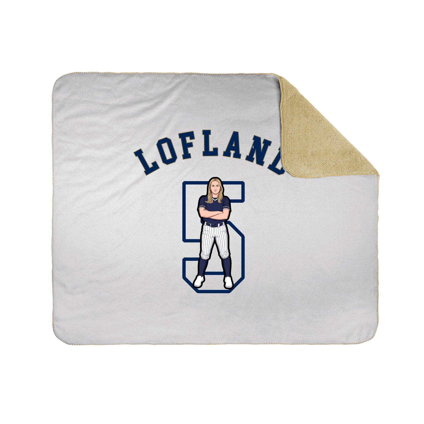 Throw Blanket — Shirsey Arch in White