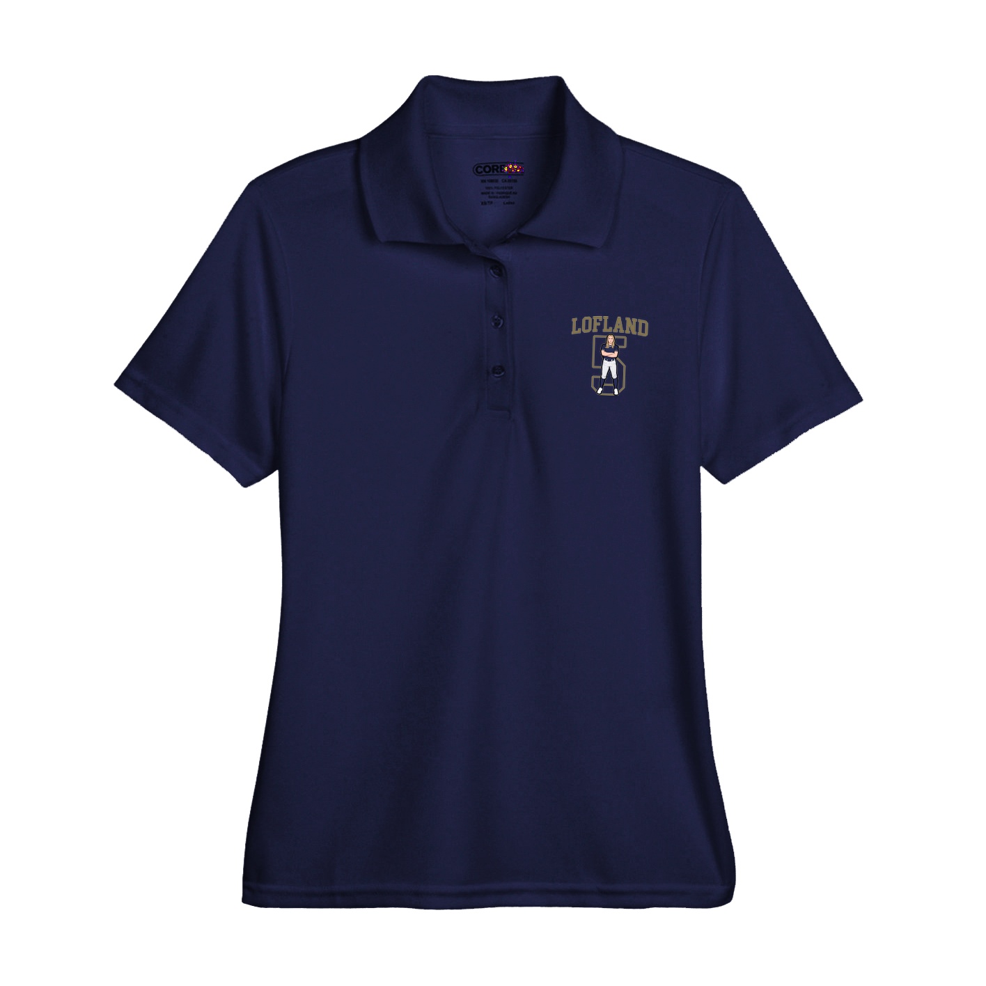 Womens Performance Polo — Shirsey in Navy