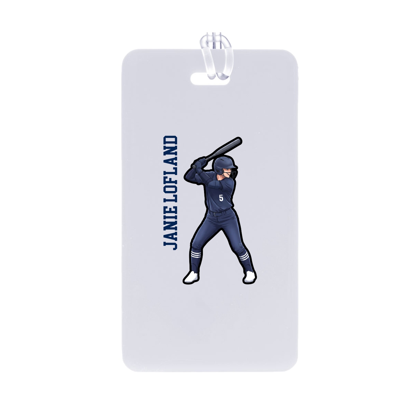 Bag Tag — Name Vertical in Classic