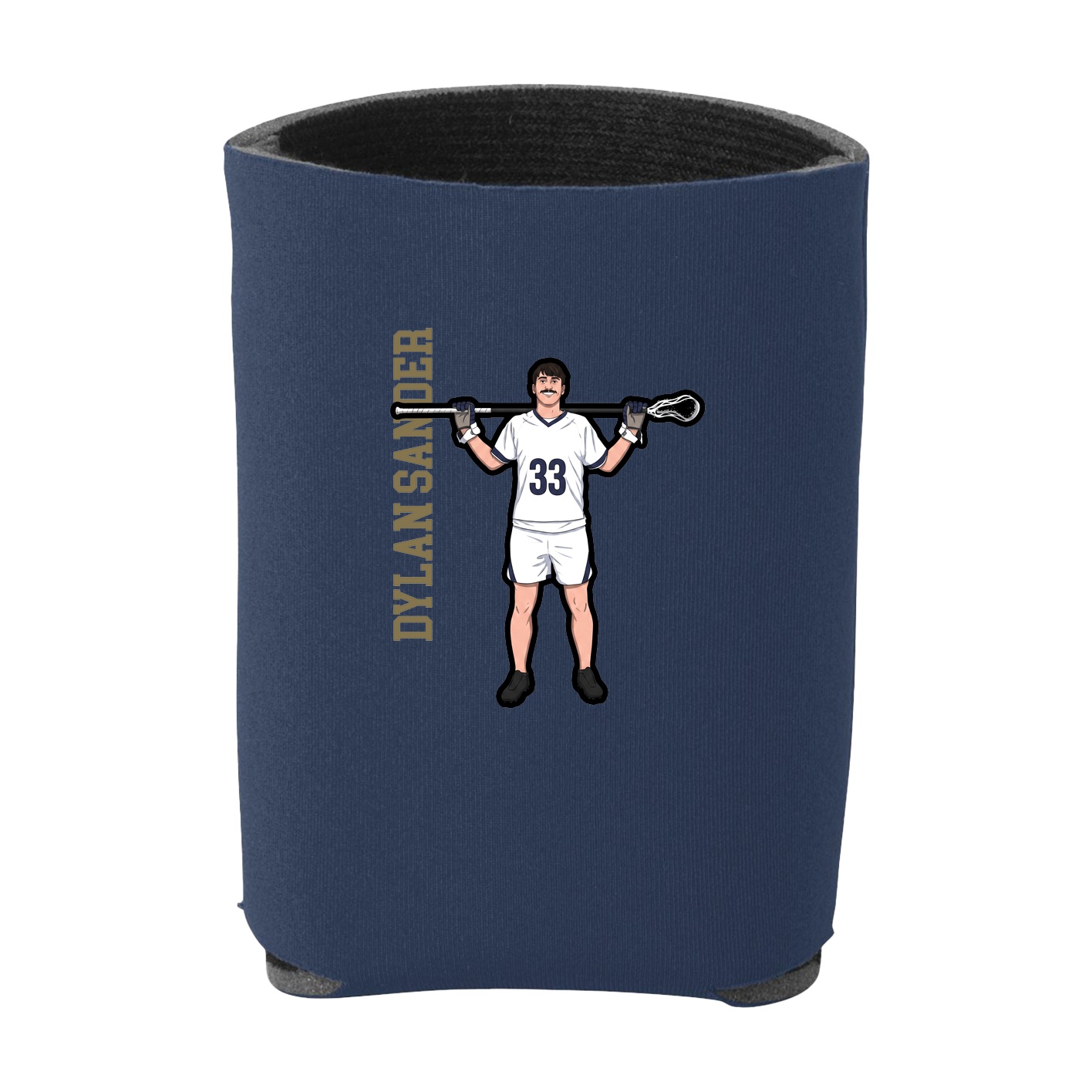 Can Holder — Name Vertical in Navy