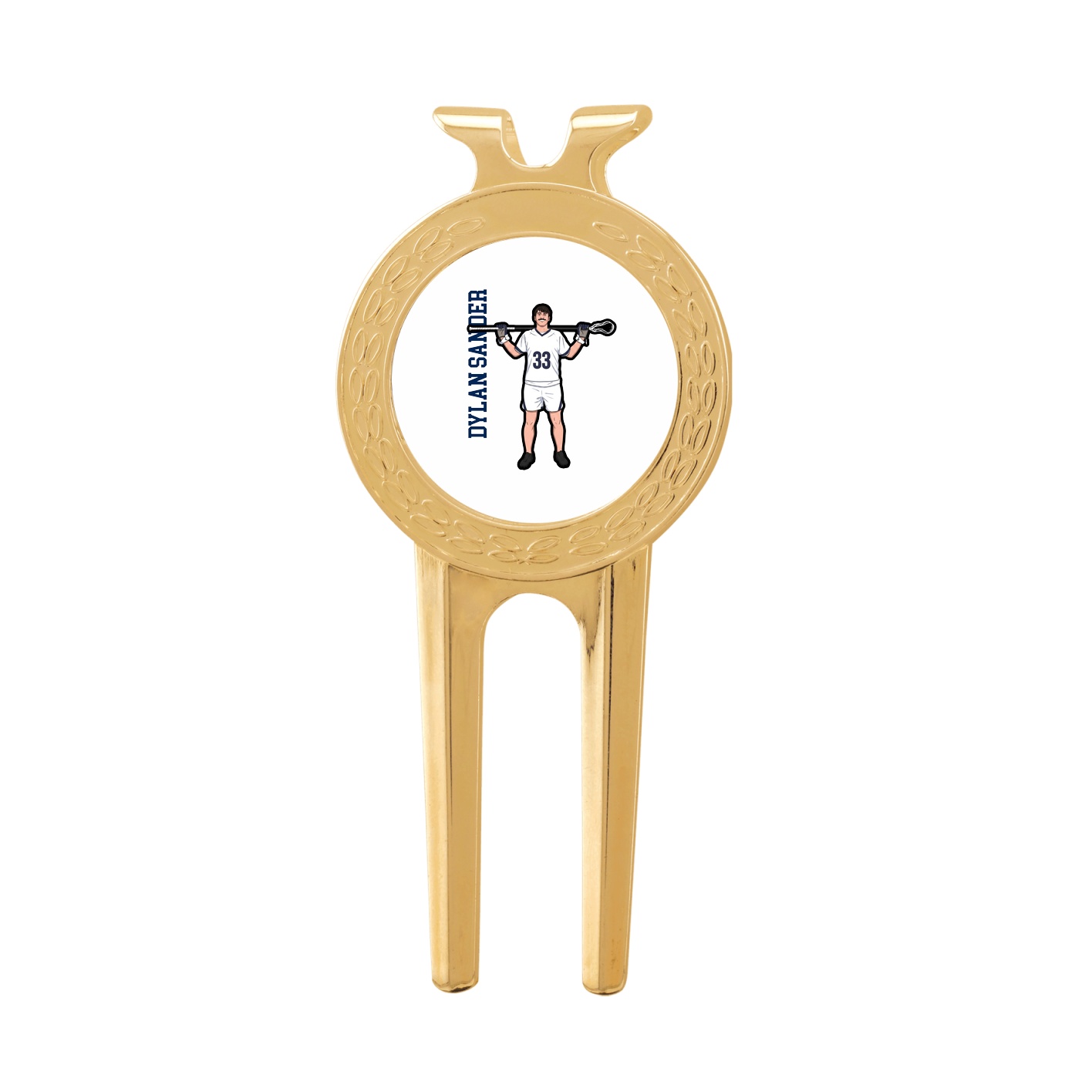 Divot Tool with Ball Marker — Name Vertical in Classic