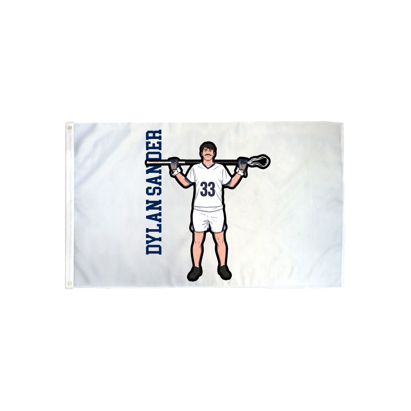 3x5 Flag — Name Vertical in Classic