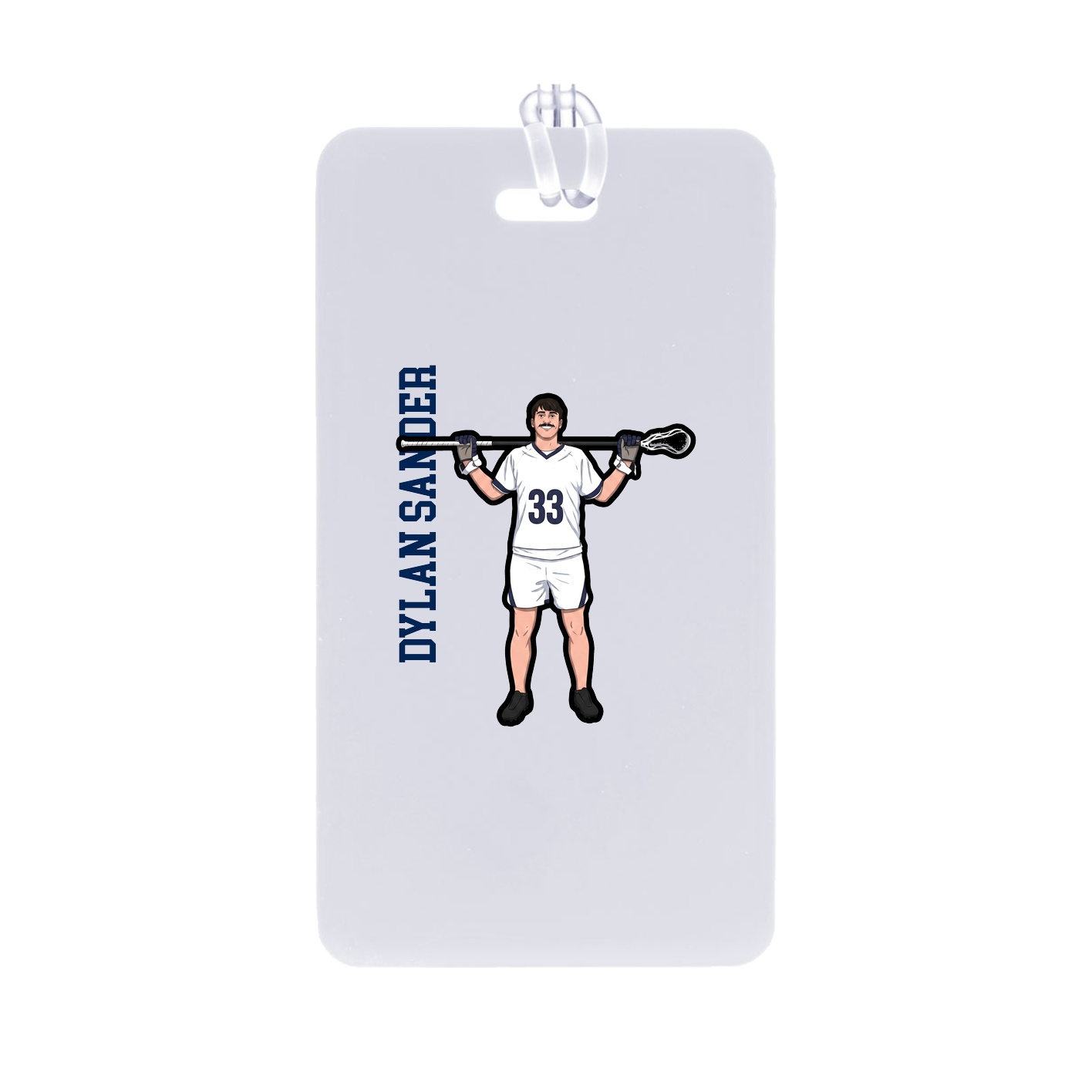 Bag Tag — Name Vertical in Classic