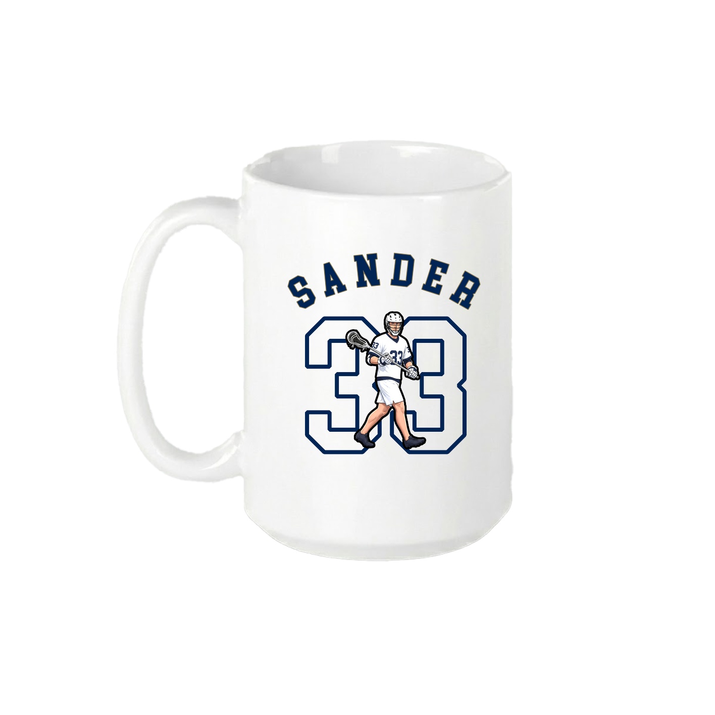 15oz Coffee Mug — Shirsey Arch in White