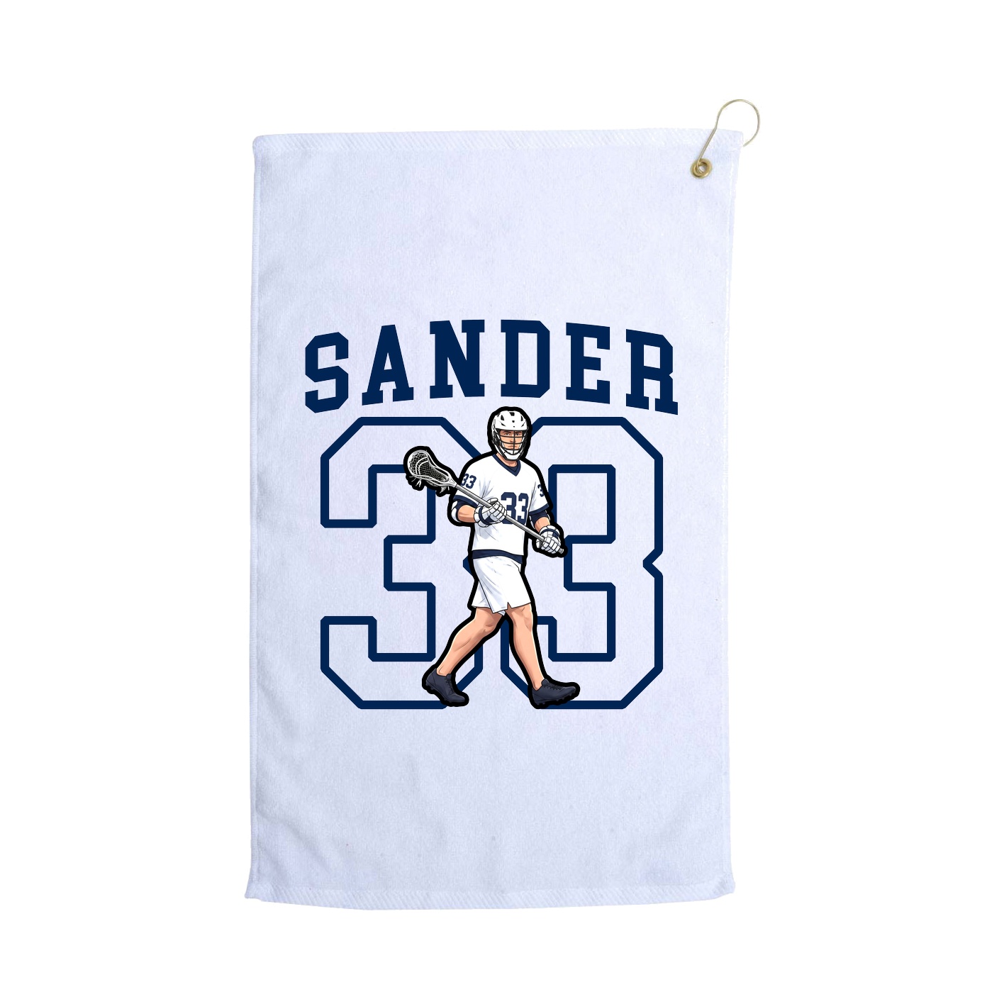 Golf Towel — Shirsey in White