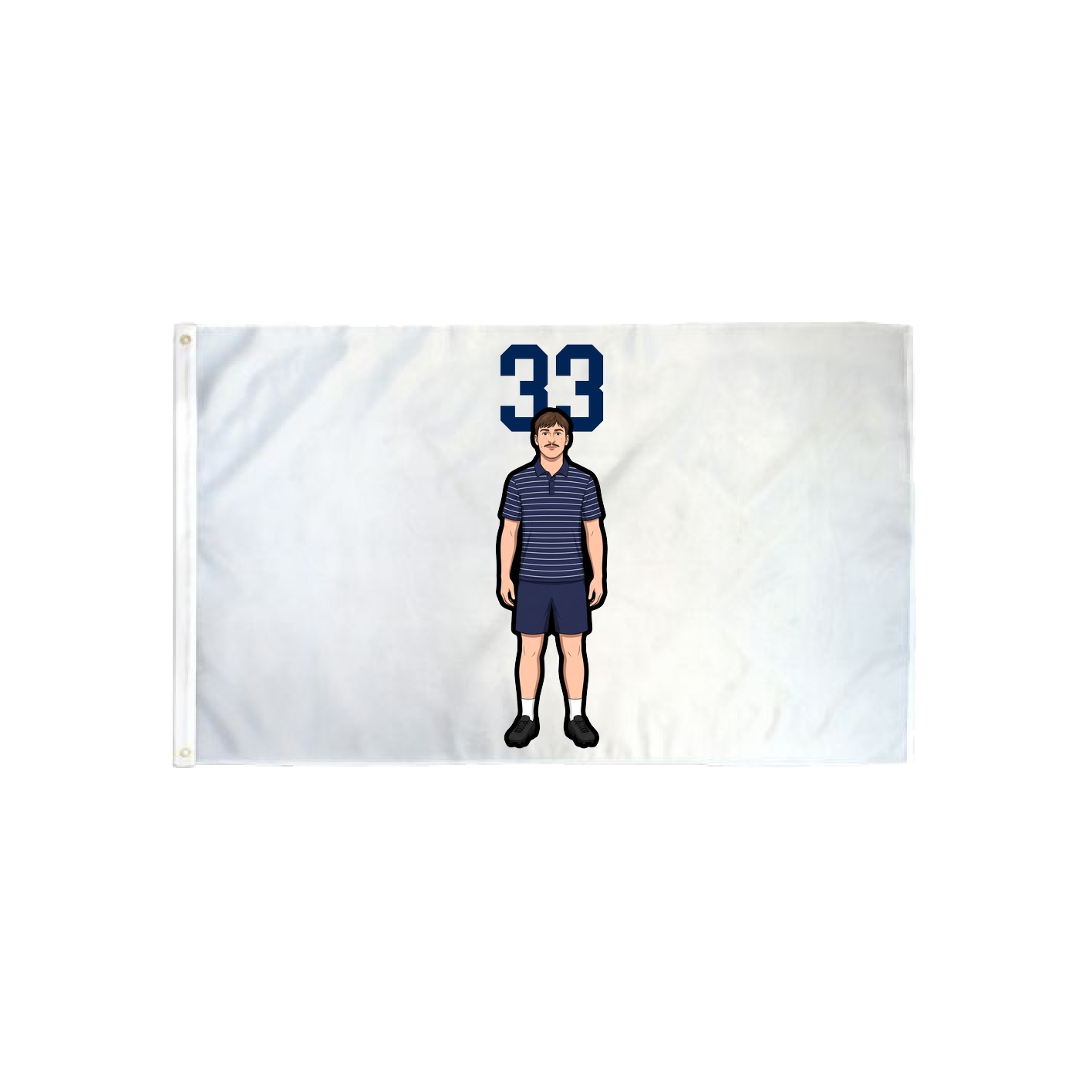 3x5 Flag — Number Top in Classic