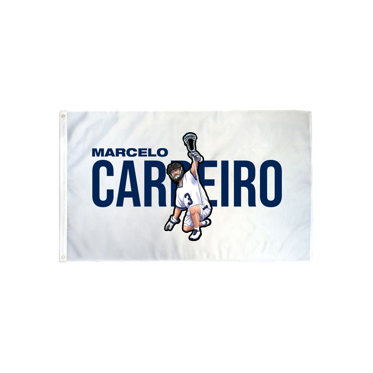 3x5 Flag — Player Name in Classic
