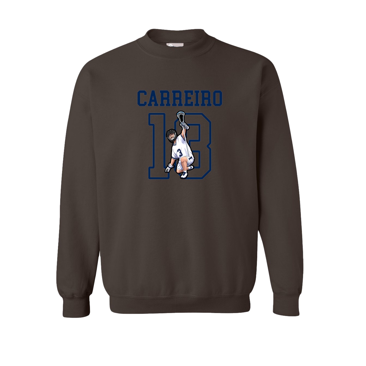 Fleece Crew — Shirsey in Brown
