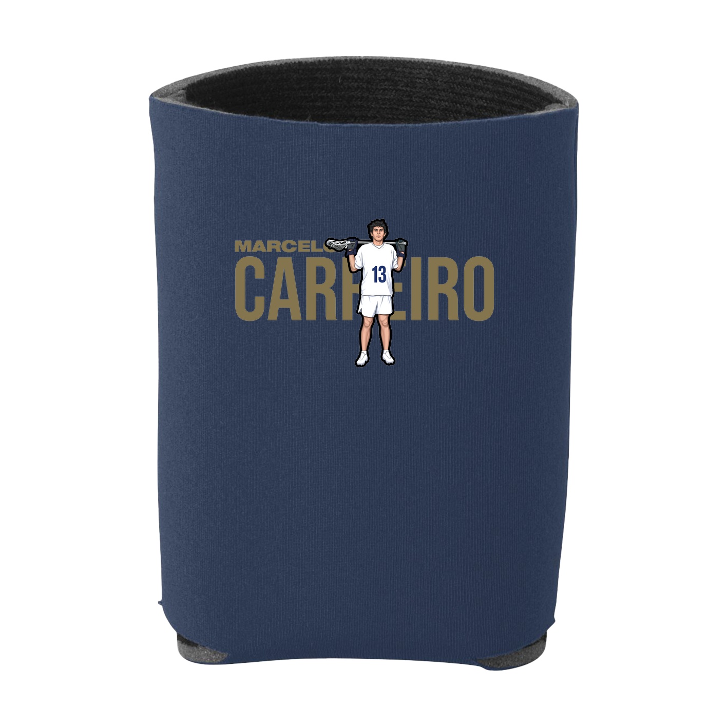 Can Holder — Player Name in Navy