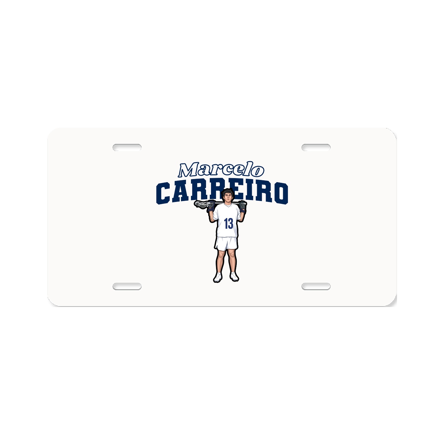 License Plate — Name Arch in Classic