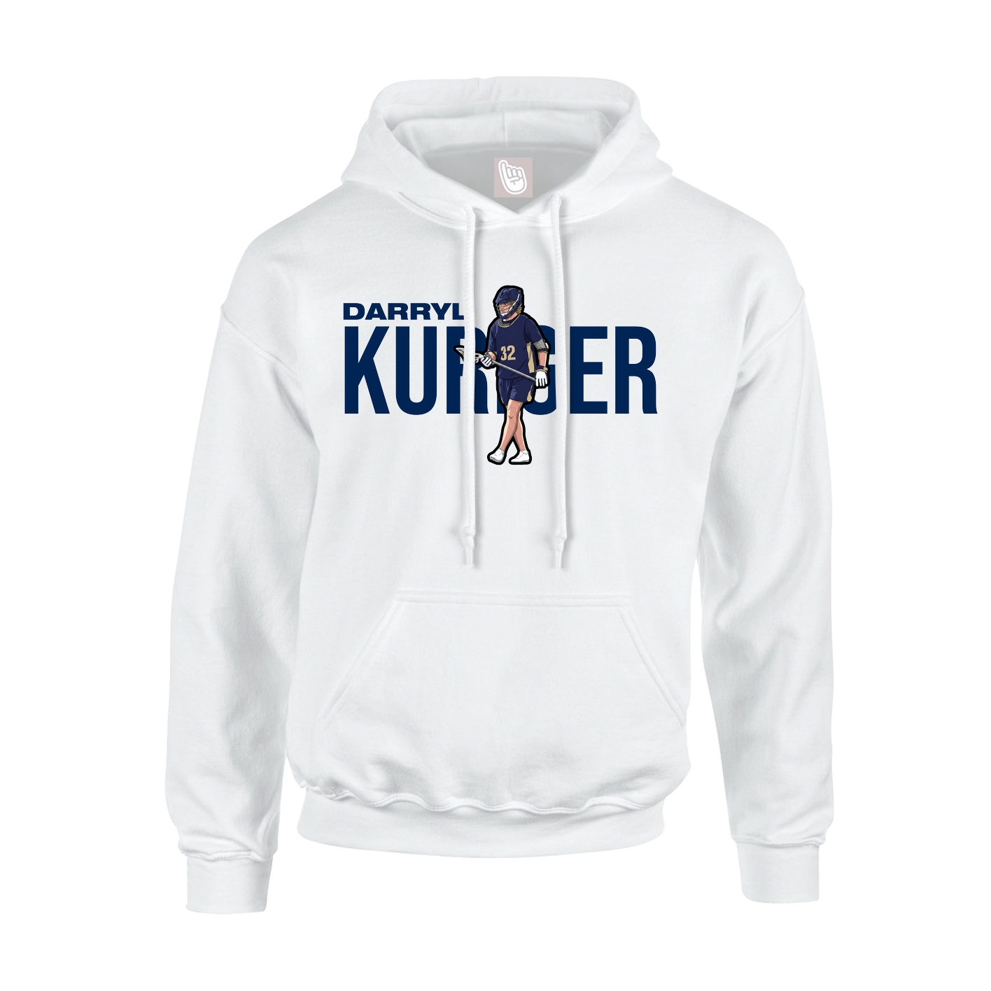 Hoodie — Player Name in White