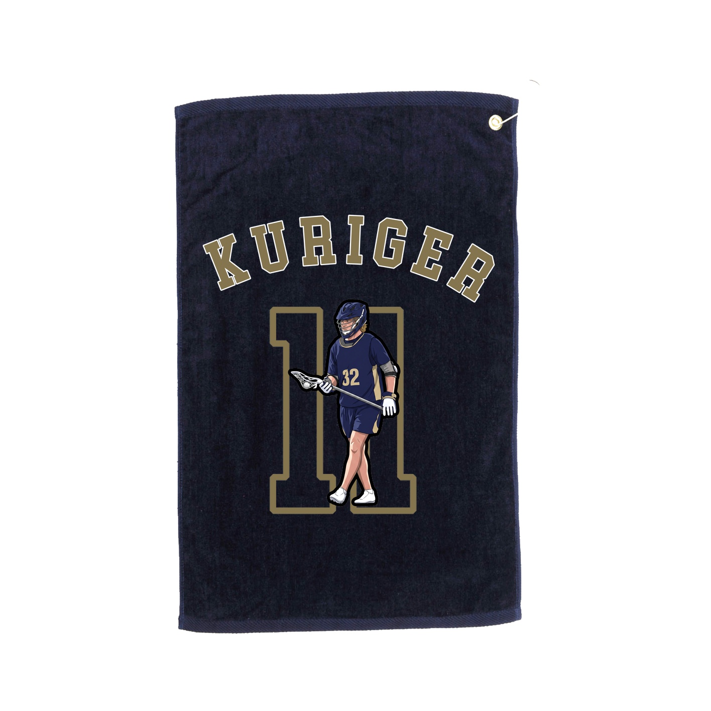 Golf Towel — Shirsey Arch in Navy