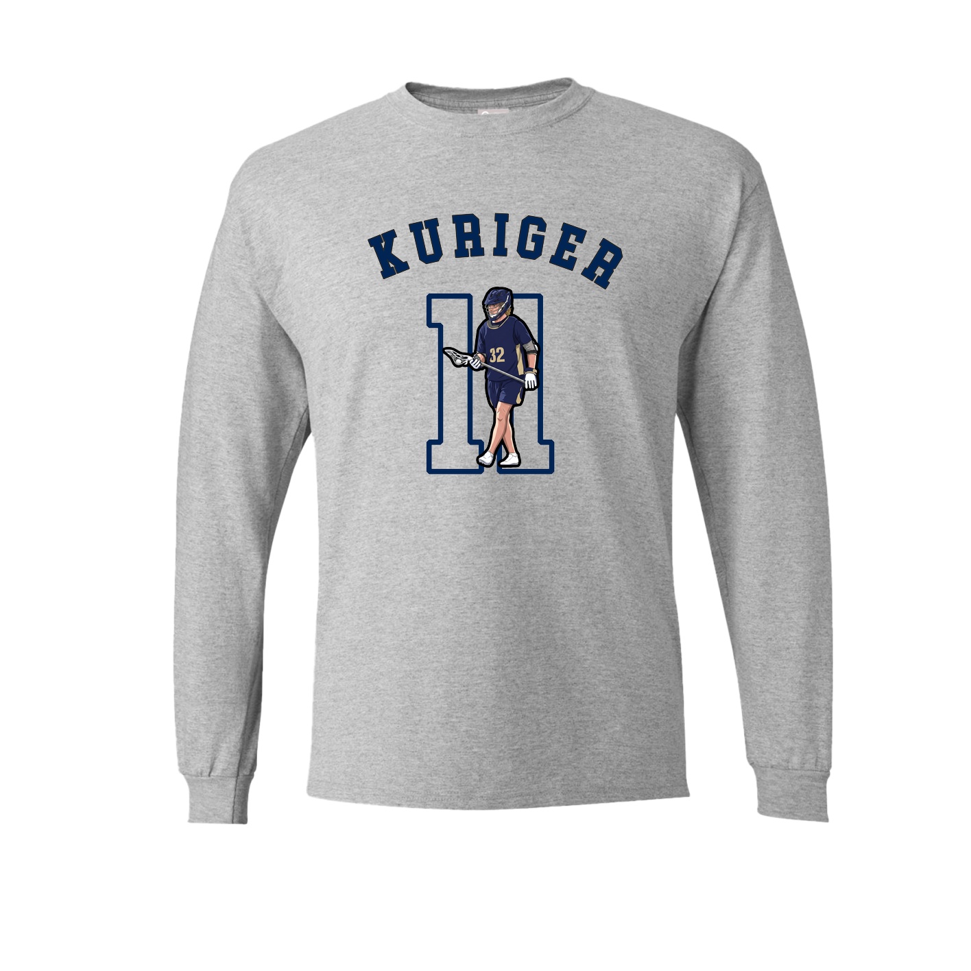 Long Sleeve Tee — Shirsey Arch in Grey
