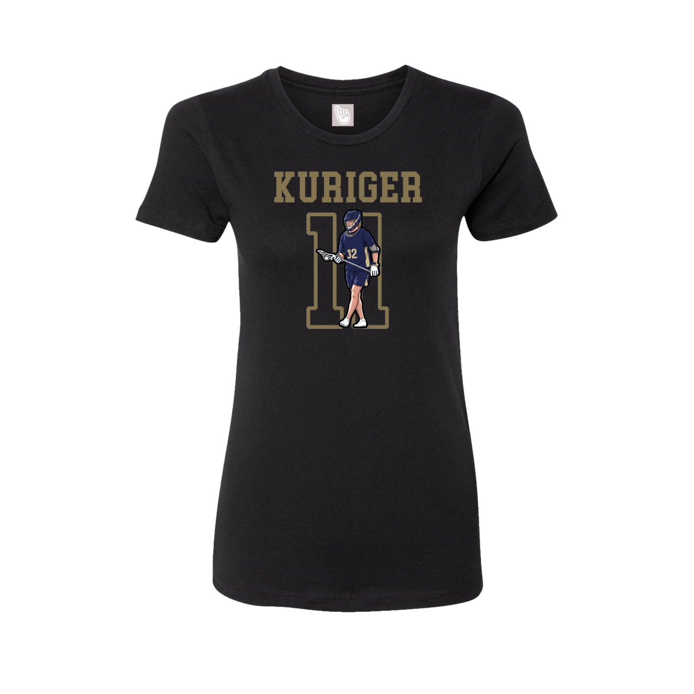 Fitted Women's Tee — Shirsey in Black